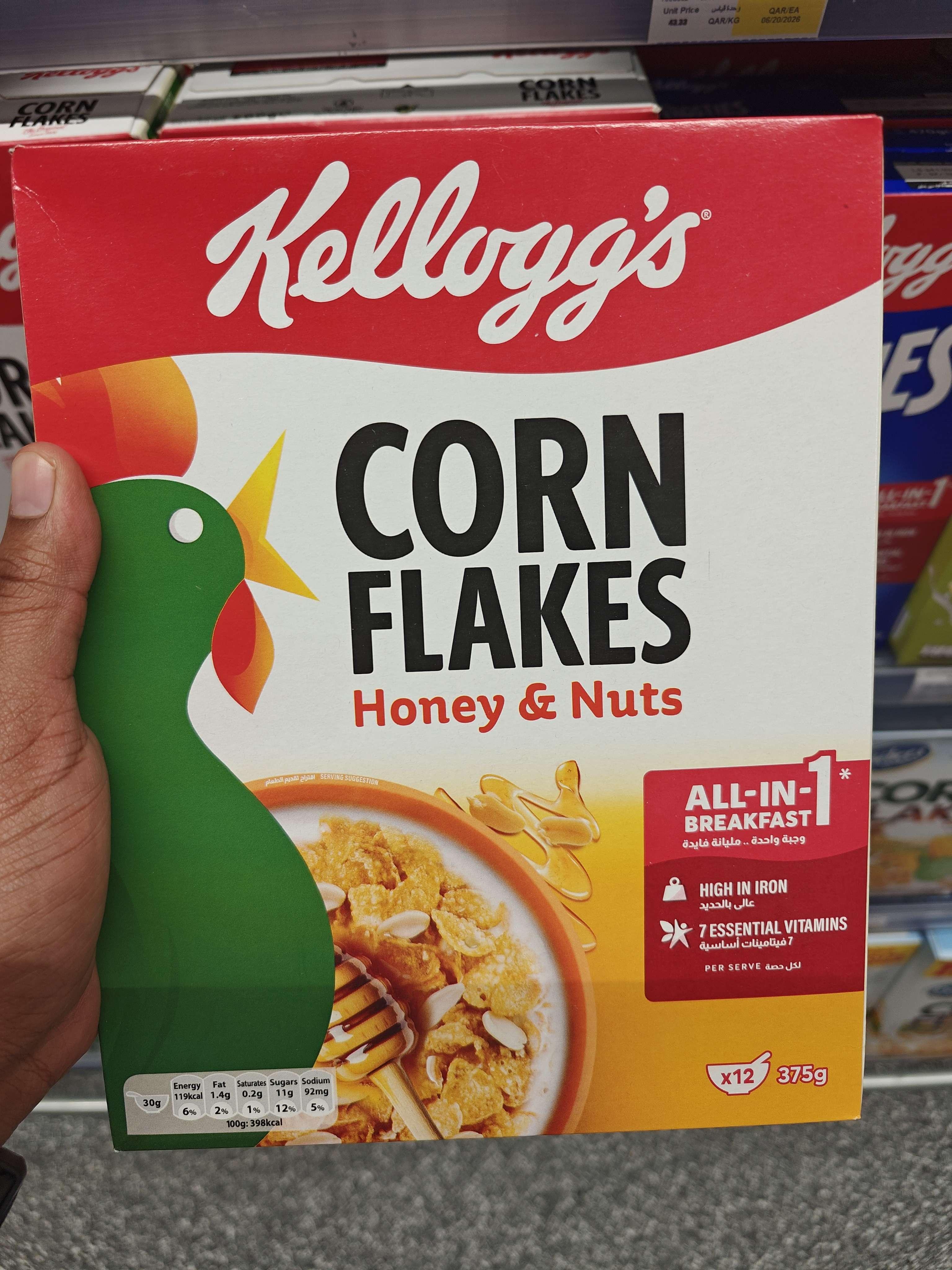 Corn Flakes Honey & Nuts