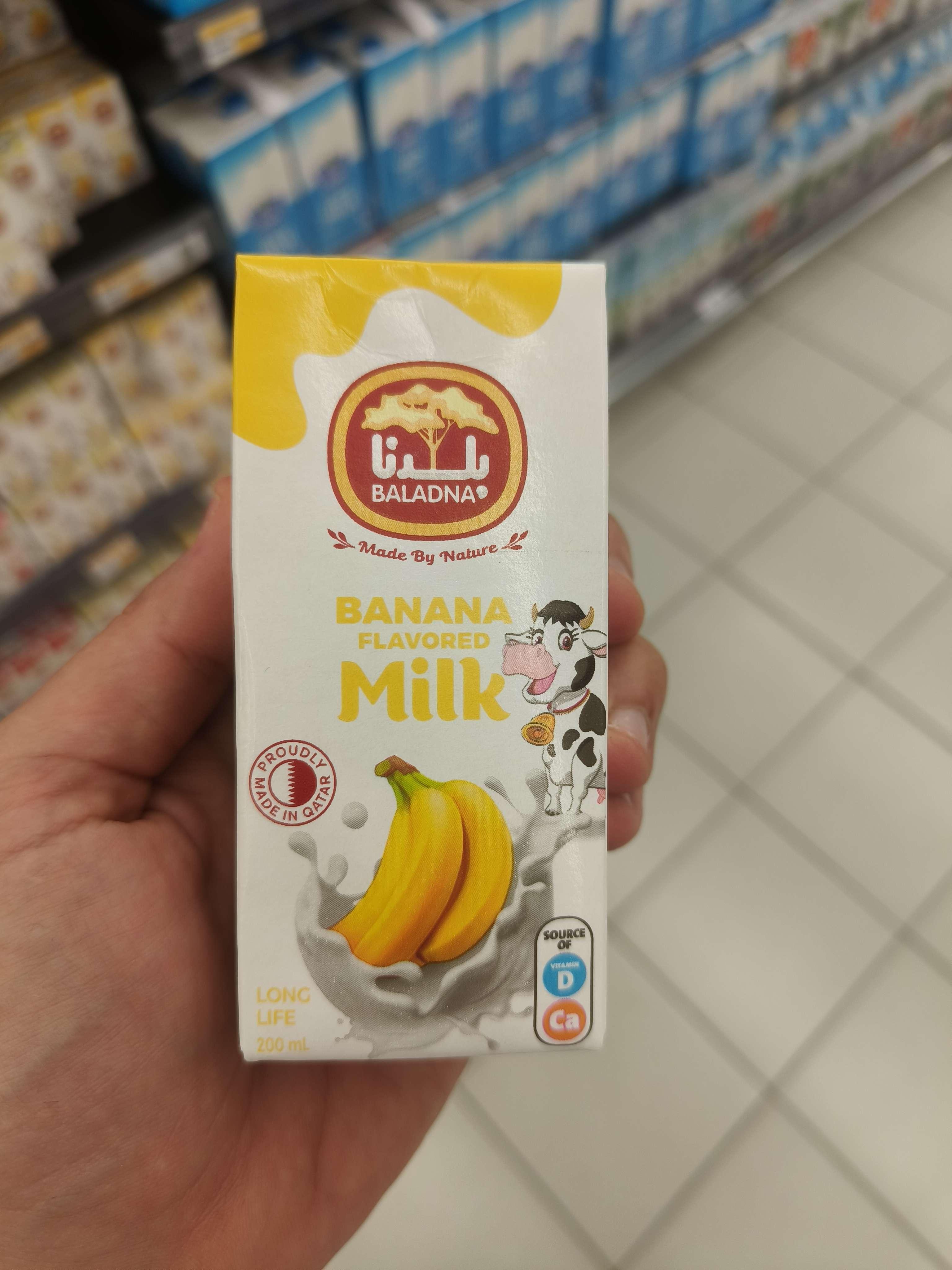 Banana Flavored Low Fat Milk