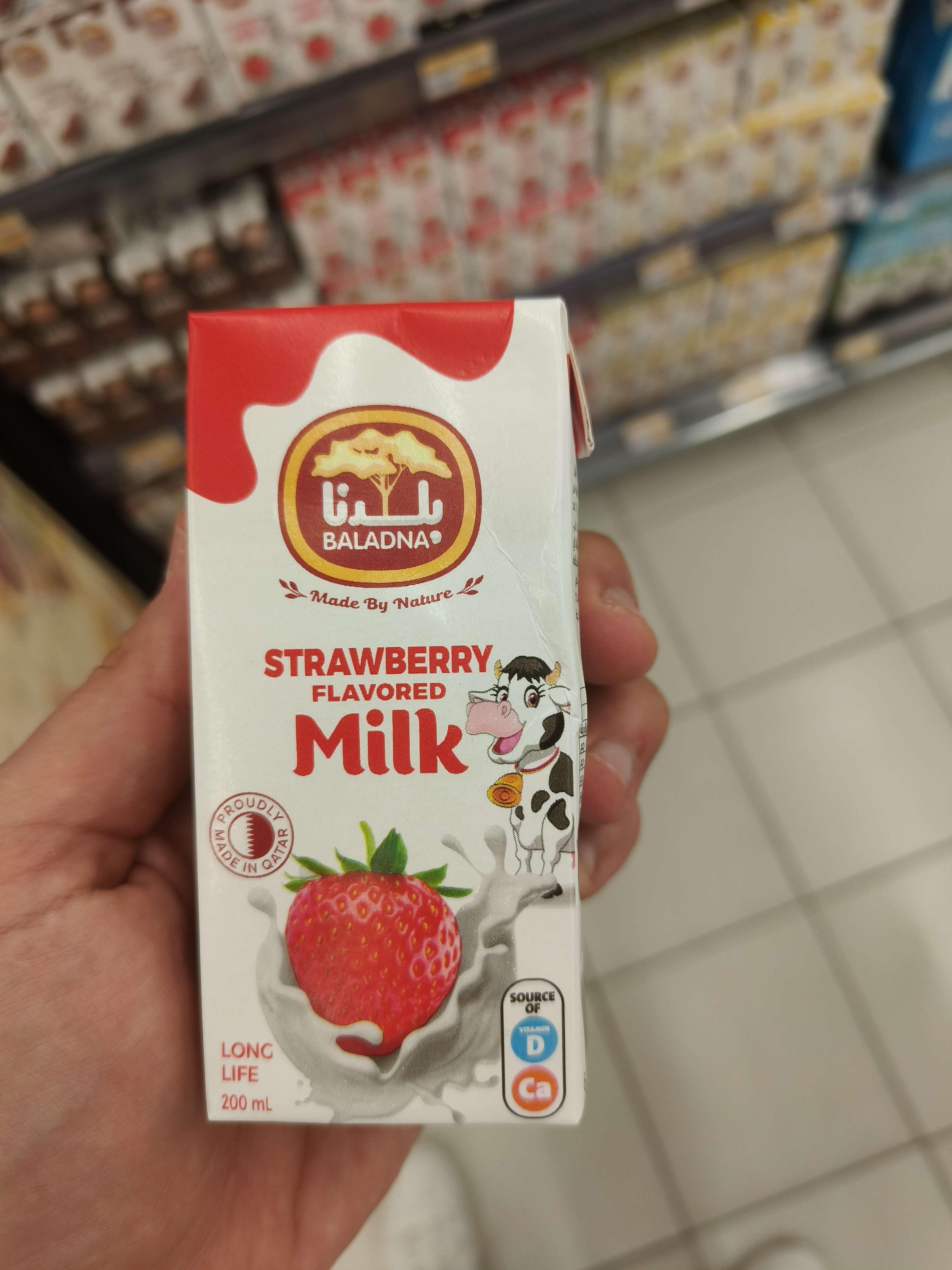 Strawberry Flavored Milk